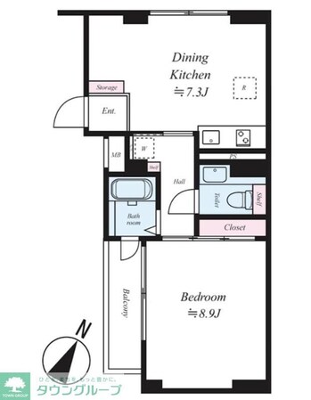 アーバイル目黒エピキュアの物件間取画像